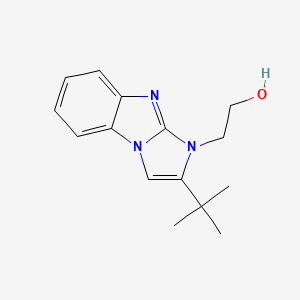 molecular formula C15H19N3O B5779790 2-(2-tert-butyl-1H-imidazo[1,2-a]benzimidazol-1-yl)ethanol CAS No. 154055-57-9
