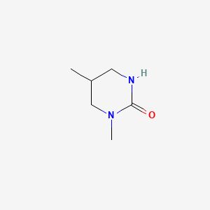 molecular formula C6H12N2O B577988 1,5-Dimethyltetrahydropyrimidin-2(1H)-one CAS No. 1243250-03-4
