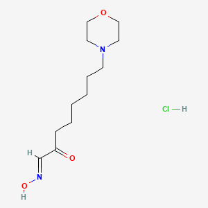 molecular formula C12H23ClN2O3 B5779905 8-(4-morpholinyl)-2-oxooctanal oxime hydrochloride 