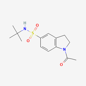 molecular formula C14H20N2O3S B5779920 1-acetyl-N-(tert-butyl)indoline-5-sulfonamide 