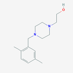 molecular formula C15H24N2O B5779980 2-[4-(2,5-dimethylbenzyl)-1-piperazinyl]ethanol 