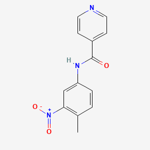 N-(4-methyl-3-nitrophenyl)isonicotinamide