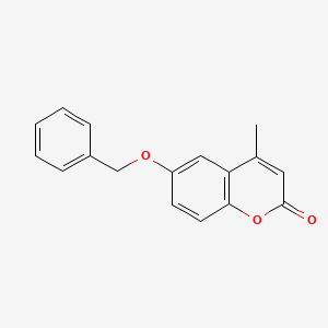 molecular formula C17H14O3 B5780046 6-(benzyloxy)-4-methyl-2H-chromen-2-one 
