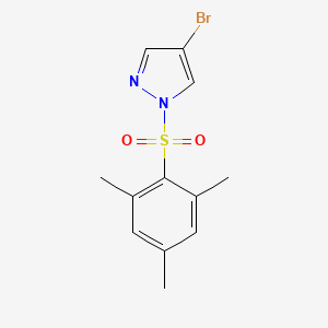 molecular formula C12H13BrN2O2S B5780080 4-bromo-1-(mesitylsulfonyl)-1H-pyrazole 