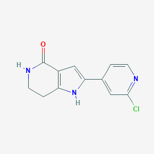 B057801 2-(2-chloropyridin-4-yl)-6,7-dihydro-1H-pyrrolo[3,2-c]pyridin-4(5H)-one CAS No. 724726-05-0