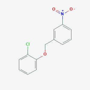 molecular formula C13H10ClNO3 B5780176 1-chloro-2-[(3-nitrobenzyl)oxy]benzene 