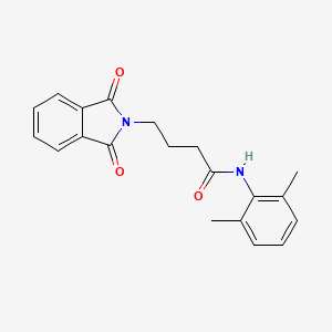 molecular formula C20H20N2O3 B5780180 N-(2,6-二甲苯基)-4-(1,3-二氧代-1,3-二氢-2H-异吲哚-2-基)丁酰胺 CAS No. 77470-77-0