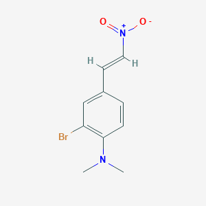 molecular formula C10H11BrN2O2 B5780194 2-bromo-N,N-dimethyl-4-(2-nitrovinyl)aniline 