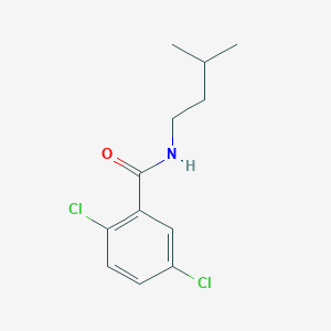 molecular formula C12H15Cl2NO B5780226 2,5-dichloro-N-(3-methylbutyl)benzamide 