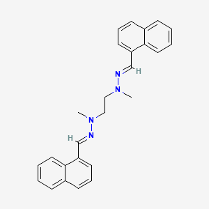 molecular formula C26H26N4 B5780259 1-naphthaldehyde 1,2-ethanediyl(methylhydrazone) 