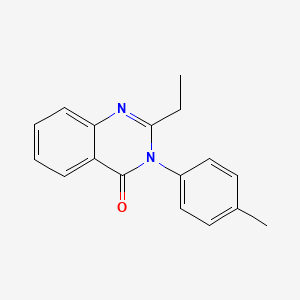 molecular formula C17H16N2O B5780354 2-ethyl-3-(4-methylphenyl)-4(3H)-quinazolinone CAS No. 50498-61-8