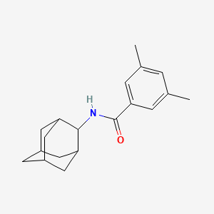 molecular formula C19H25NO B5780400 N-2-adamantyl-3,5-dimethylbenzamide 