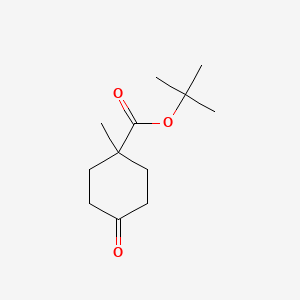 B578051 Tert-butyl 1-methyl-4-oxocyclohexanecarboxylate CAS No. 1308838-28-9