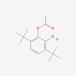 molecular formula C16H24O3 B5780570 3,6-di-tert-butyl-2-hydroxyphenyl acetate 