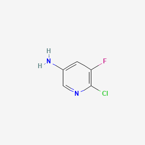 B578058 6-Chloro-5-fluoropyridin-3-amine CAS No. 1256806-83-3