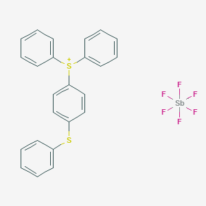 molecular formula C24 H19 S2 . F6 Sb B057806 六氟锑酸二苯基(4-(苯硫基)苯基)锍 CAS No. 71449-78-0