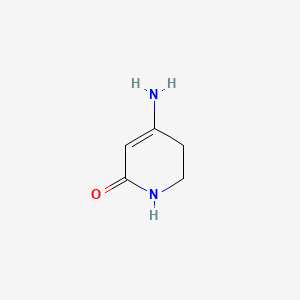 molecular formula C5H8N2O B578060 4-amino-5,6-dihydropyridin-2(1H)-one CAS No. 1245643-32-6