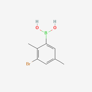 molecular formula C8H10BBrO2 B578062 (3-Bromo-2,5-dimethylphenyl)boronic acid CAS No. 1259318-83-6