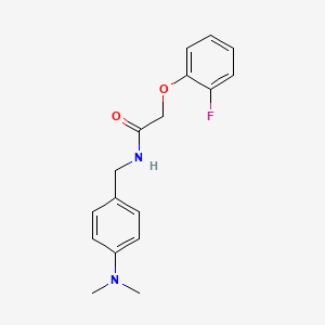 molecular formula C17H19FN2O2 B5780626 N-[4-(dimethylamino)benzyl]-2-(2-fluorophenoxy)acetamide 