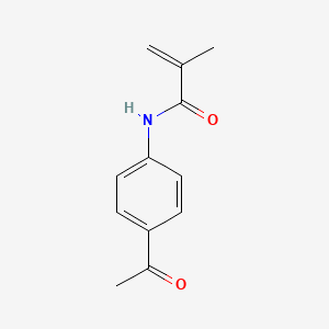 molecular formula C12H13NO2 B5780635 N-(4-acetylphenyl)-2-methylacrylamide CAS No. 58813-69-7