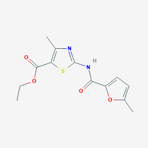 molecular formula C13H14N2O4S B5780647 ethyl 4-methyl-2-[(5-methyl-2-furoyl)amino]-1,3-thiazole-5-carboxylate 
