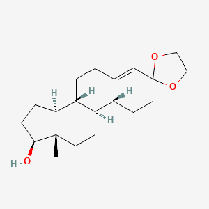 molecular formula C20H30O3 B578065 17beta-Hydroxyestr-4-en-3-one ethylene acetal CAS No. 13886-12-9