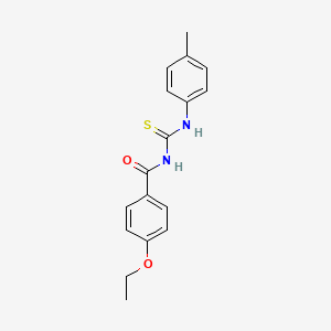 molecular formula C17H18N2O2S B5780705 4-ethoxy-N-[(4-methylphenyl)carbamothioyl]benzamide 