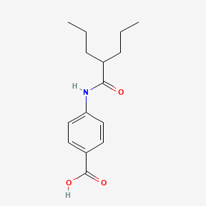 4-[(2-propylpentanoyl)amino]benzoic acid