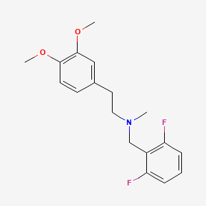 (2,6-difluorobenzyl)[2-(3,4-dimethoxyphenyl)ethyl]methylamine