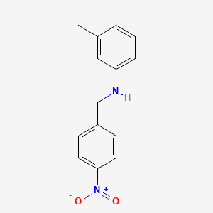 (3-methylphenyl)(4-nitrobenzyl)amine