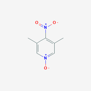molecular formula C7H8N2O3 B057808 3,5-二甲基-4-硝基吡啶 1-氧化物 CAS No. 14248-66-9
