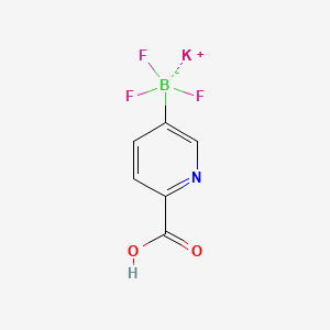 B578083 Potassium (6-carboxypyridin-3-yl)trifluoroborate CAS No. 1245906-66-4
