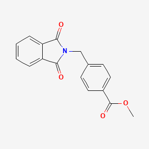 molecular formula C17H13NO4 B5780879 methyl 4-[(1,3-dioxo-1,3-dihydro-2H-isoindol-2-yl)methyl]benzoate 