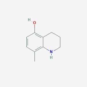 molecular formula C10H13NO B5780914 8-methyl-1,2,3,4-tetrahydro-5-quinolinol 