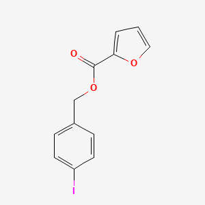 molecular formula C12H9IO3 B5780964 4-iodobenzyl 2-furoate 