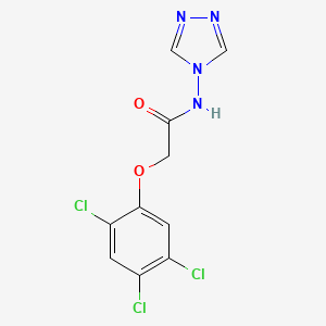 molecular formula C10H7Cl3N4O2 B5781036 N-4H-1,2,4-triazol-4-yl-2-(2,4,5-trichlorophenoxy)acetamide 