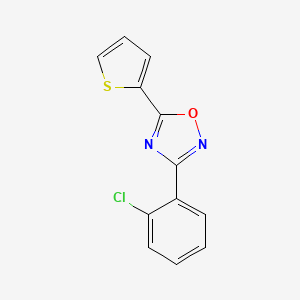3-(2-chlorophenyl)-5-(2-thienyl)-1,2,4-oxadiazole
