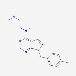 N,N-dimethyl-N'-[1-(4-methylbenzyl)-1H-pyrazolo[3,4-d]pyrimidin-4-yl]-1,2-ethanediamine