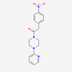 1-[(4-nitrophenyl)acetyl]-4-(2-pyridinyl)piperazine
