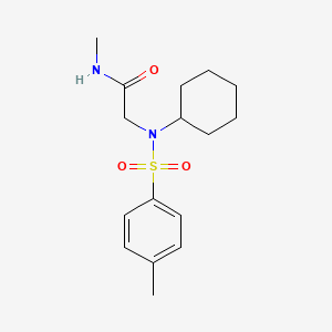 N~2~-cyclohexyl-N~1~-methyl-N~2~-[(4-methylphenyl)sulfonyl]glycinamide