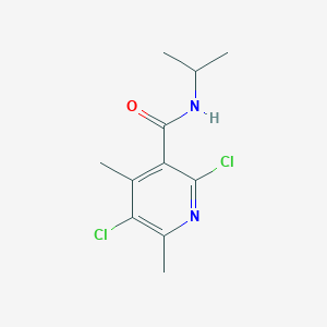molecular formula C11H14Cl2N2O B5781139 2,5-dichloro-N-isopropyl-4,6-dimethylnicotinamide 