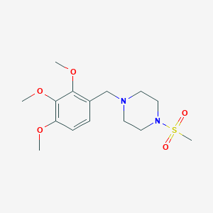 1-(methylsulfonyl)-4-(2,3,4-trimethoxybenzyl)piperazine
