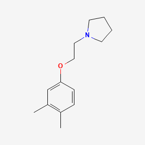 1-[2-(3,4-dimethylphenoxy)ethyl]pyrrolidine