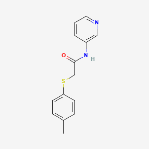 2-[(4-methylphenyl)thio]-N-3-pyridinylacetamide