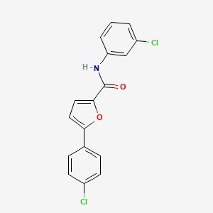 N-(3-chlorophenyl)-5-(4-chlorophenyl)-2-furamide