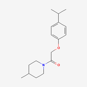 1-[(4-isopropylphenoxy)acetyl]-4-methylpiperidine