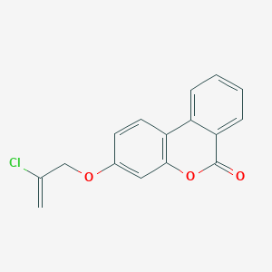 molecular formula C16H11ClO3 B5781397 3-[(2-chloro-2-propen-1-yl)oxy]-6H-benzo[c]chromen-6-one 