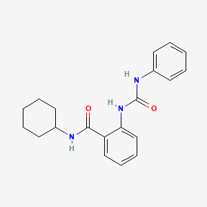 2-[(anilinocarbonyl)amino]-N-cyclohexylbenzamide