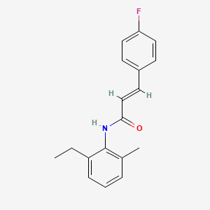 N-(2-ethyl-6-methylphenyl)-3-(4-fluorophenyl)acrylamide