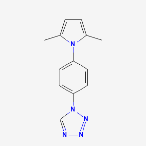 molecular formula C13H13N5 B5781432 1-[4-(2,5-dimethyl-1H-pyrrol-1-yl)phenyl]-1H-tetrazole 
